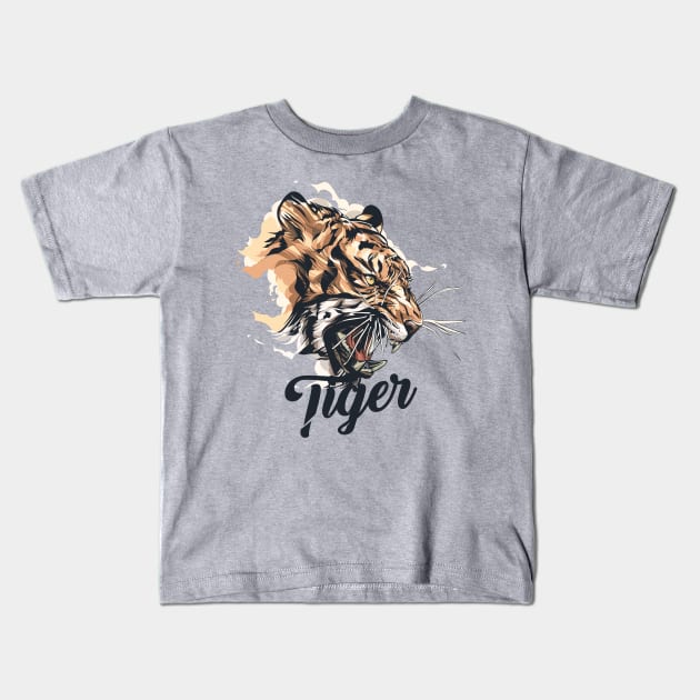 Tiger King Kids T-Shirt by PG